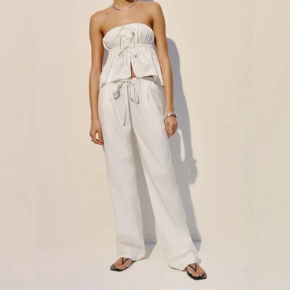Reformation Micah Poplin Pant - Picture 1 of 8